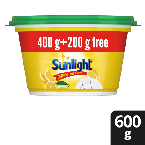 Sunlight Lemon Dish Washing Paste 400G
